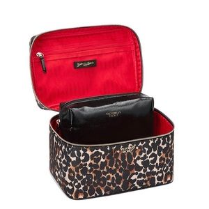 Victoria secret makeup box with makeup bag